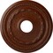 Ekena Millwork Federal Medallion (Canopies up to 8 1/2"), 15 3/8"OD x 3 5/8"ID x 1"P, Burnished Mahogany Crackle CM15FEBMC - alternate 1
